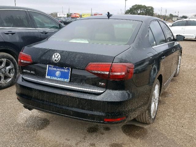 3VWL17AJ1HM390803 - 2017 VOLKSWAGEN JETTA SEL BLACK photo 4