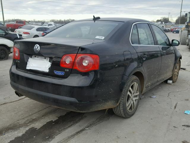 3VWSF71K76M768478 - 2006 VOLKSWAGEN JETTA 2.5 BLACK photo 4