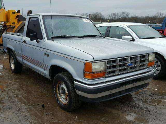 1FTCR10A1MUE19376 - 1991 FORD RANGER GRAY photo 1