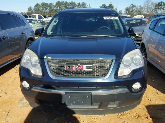 1GKER137X7J114607 - 2007 GMC ACADIA SLE BLUE photo 9