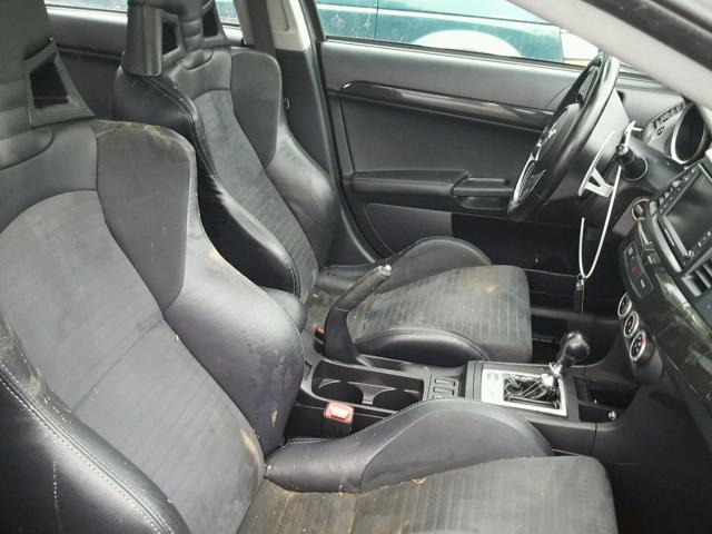 JA3AW56V68U051668 - 2008 MITSUBISHI LANCER EVO GRAY photo 5