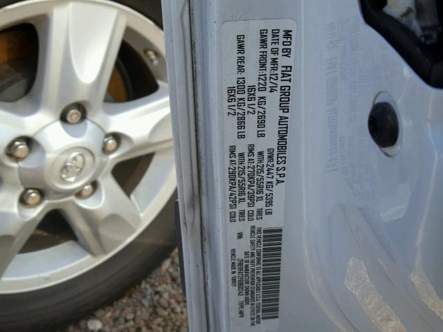 ZFBERFAT2F6960243 - 2015 RAM PROMASTER 白色 照片 10