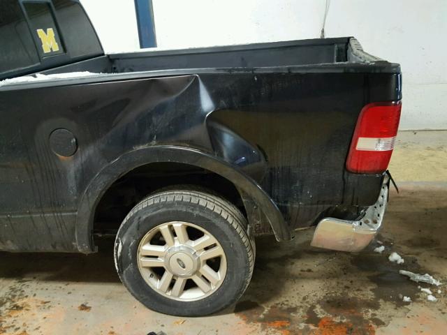 1FTPX12504NA48731 - 2004 FORD F150 BLACK photo 9