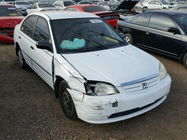 2HGES16133H529109 - 2003 HONDA CIVIC DX WHITE photo 1