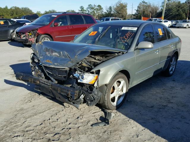 5NPEU46C58H381362 - 2008 HYUNDAI SONATA SE BEIGE photo 2