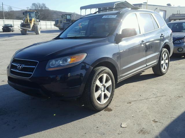 5NMSH13E47H109733 - 2007 HYUNDAI SANTA FE S BLUE photo 2