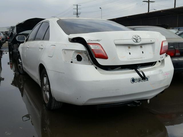 JTNBE46K573047202 - 2007 TOYOTA CAMRY NEW WHITE photo 3