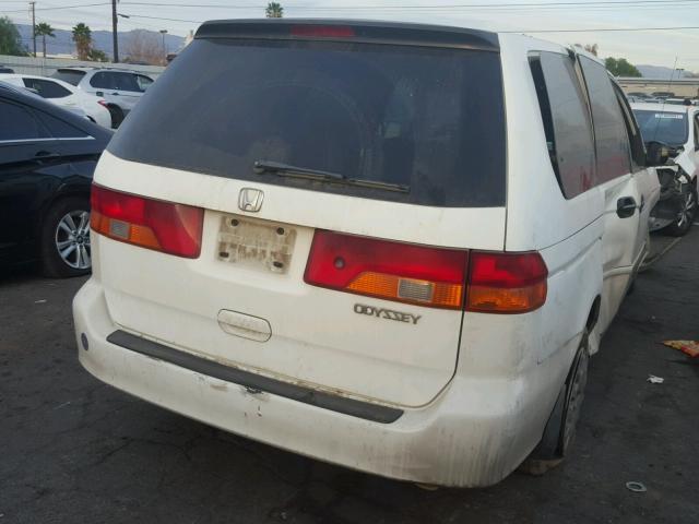 5FNRL18524B060860 - 2004 HONDA ODYSSEY LX WHITE photo 4