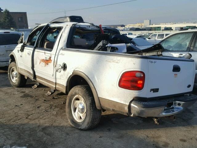 1FTRW08L43KB66065 - 2003 FORD F150 SUPER WHITE photo 3