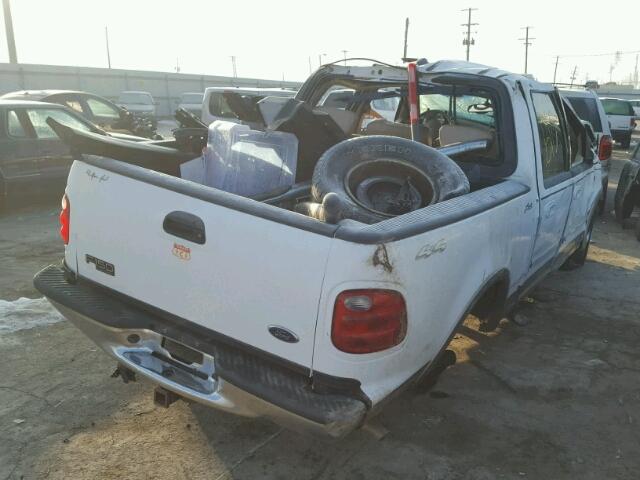 1FTRW08L43KB66065 - 2003 FORD F150 SUPER WHITE photo 4