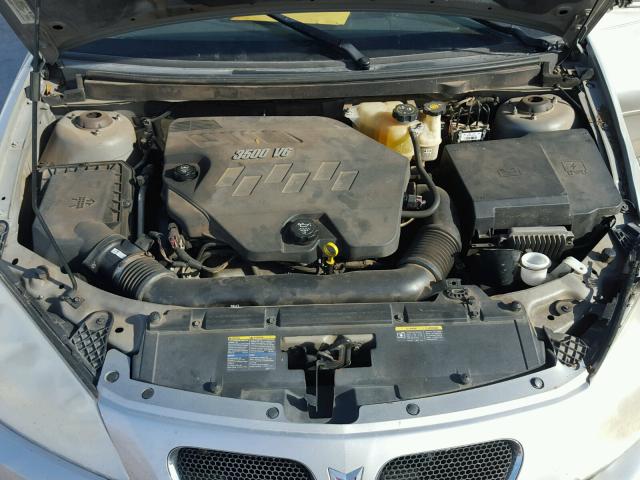 1G2ZG58NX74115843 - 2007 PONTIAC G6 BASE SILVER photo 7