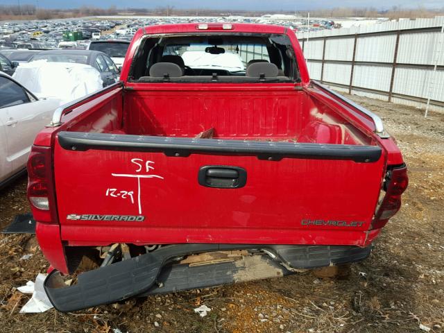 2GCEC19T131104828 - 2003 CHEVROLET SILVERADO RED photo 9