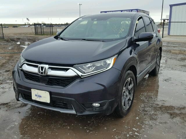 2HKRW1H81HH501306 - 2017 HONDA CR-V EXL GRAY photo 2