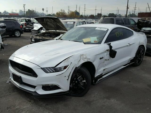 1FA6P8CF1H5266166 - 2017 FORD MUSTANG GT TWO TONE photo 2