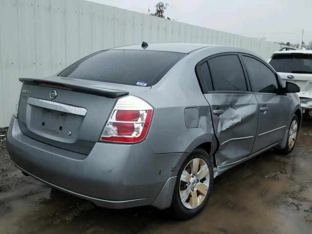 3N1AB6AP4CL667810 - 2012 NISSAN SENTRA 2.0 GRAY photo 4