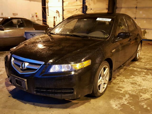 19UUA66254A072064 - 2004 ACURA TL BLACK photo 2