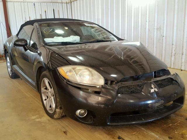 4A3AL25F77E010118 - 2007 MITSUBISHI ECLIPSE SP BLACK photo 1