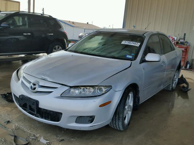 1YVFP80CX65M08039 - 2006 MAZDA 6 I SILVER photo 2