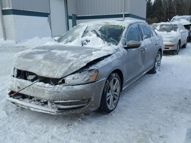 1VWCM7A36CC104415 - 2012 VOLKSWAGEN PASSAT SEL SILVER photo 2