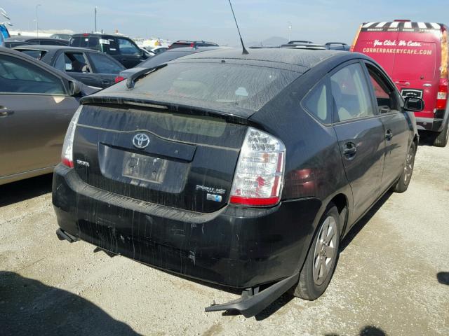 JTDKB20U977674845 - 2007 TOYOTA PRIUS BLACK photo 4