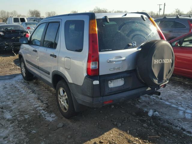 SHSRD78844U247844 - 2004 HONDA CR-V EX SILVER photo 3