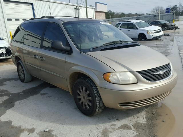 2C8GP74L42R568363 - 2002 CHRYSLER TOWN & COU GOLD photo 1