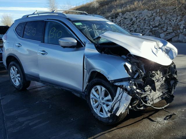 5N1AT2MV7EC779735 - 2014 NISSAN ROGUE S SILVER photo 1