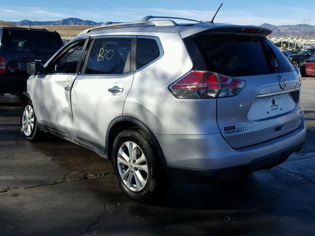 5N1AT2MV7EC779735 - 2014 NISSAN ROGUE S SILVER photo 3