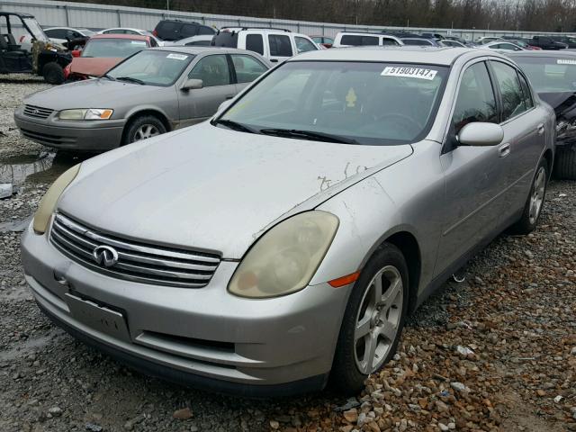 JNKCV51E93M313369 - 2003 INFINITI G35 SILVER photo 2