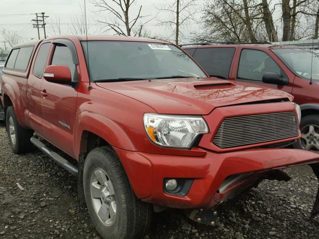 5TFUU4EN8CX040209 - 2012 TOYOTA TACOMA RED photo 1