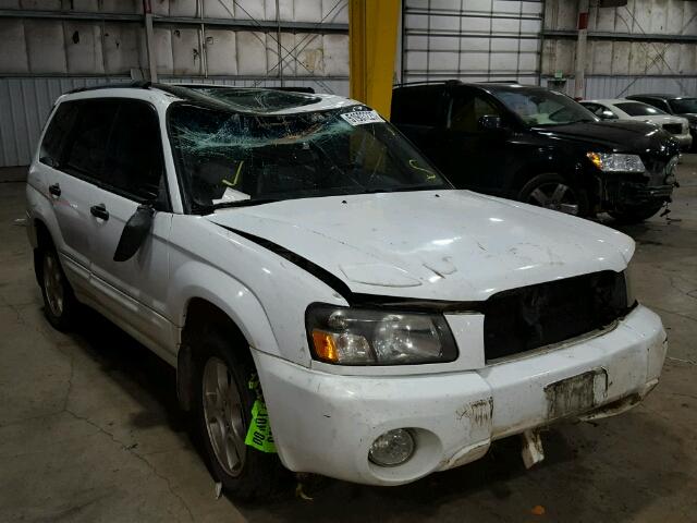 JF1SG65683H716029 - 2003 SUBARU FORESTER 2 WHITE photo 1