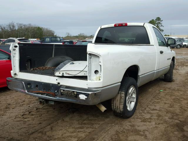 1D7HA16N96J105766 - 2006 DODGE RAM 1500 S WHITE photo 4