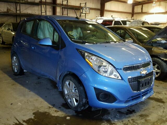 KL8CB6S98EC565164 - 2014 CHEVROLET SPARK LS BLUE photo 1