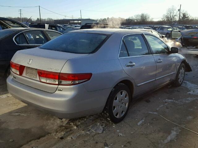 1HGCM66343A095541 - 2003 HONDA ACCORD LX SILVER photo 4