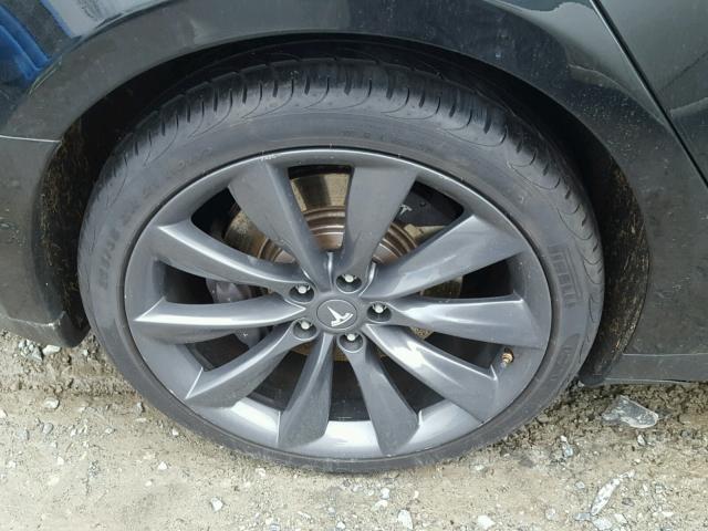 5YJSA1CP7DFP18169 - 2013 TESLA MODEL S BLACK photo 9