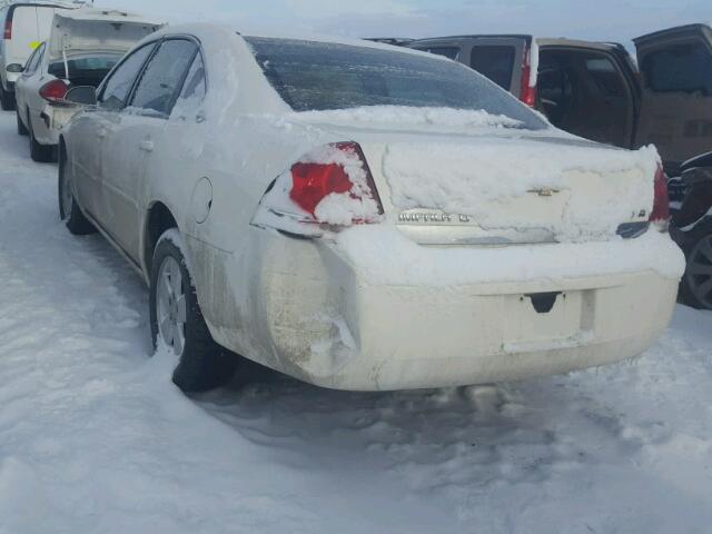 2G1WT55K879304422 - 2007 CHEVROLET IMPALA LT WHITE photo 3