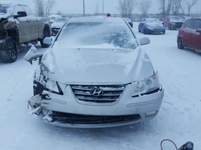 5NPET46C89H533106 - 2009 HYUNDAI SONATA GLS SILVER photo 9