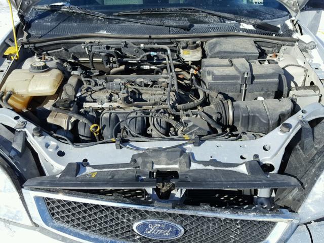 1FAHP34N36W222839 - 2006 FORD FOCUS ZX4 SILVER photo 7