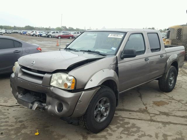 1N6ED27Y24C401536 - 2004 NISSAN FRONTIER C BEIGE photo 2