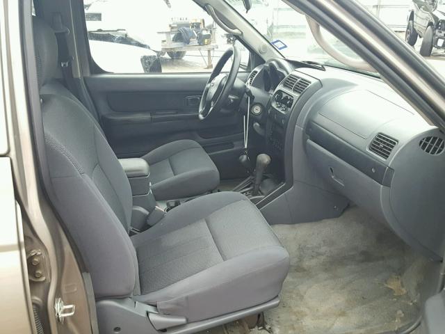 1N6ED27Y24C401536 - 2004 NISSAN FRONTIER C BEIGE photo 5