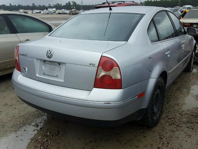 WVWRH63B33P394427 - 2003 VOLKSWAGEN PASSAT GLX GRAY photo 4