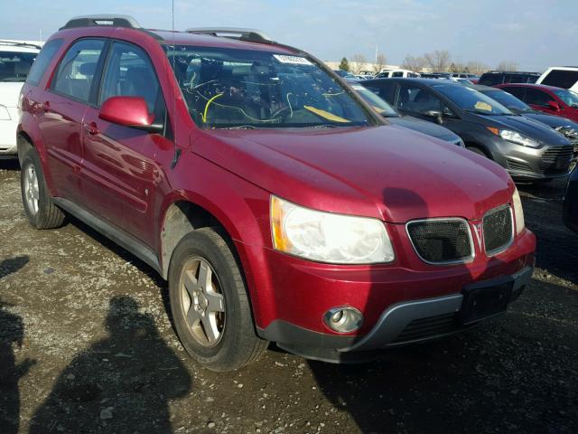 2CKDL63F666139733 - 2006 PONTIAC TORRENT BURGUNDY photo 1