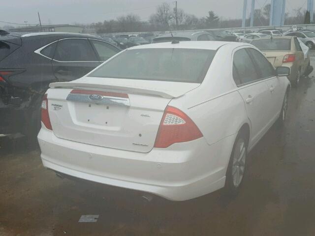 3FAHP0JG3BR271489 - 2011 FORD FUSION SEL WHITE photo 4