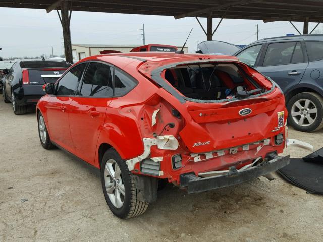 1FADP3K24DL313253 - 2013 FORD FOCUS SE RED photo 3