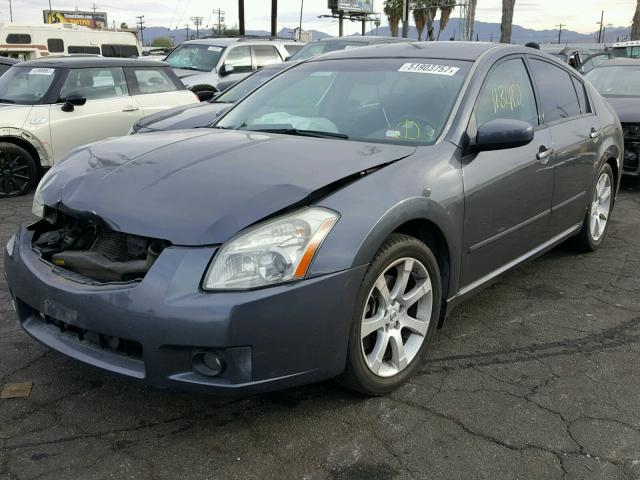 1N4BA41E78C823502 - 2008 NISSAN MAXIMA SE GRAY photo 2