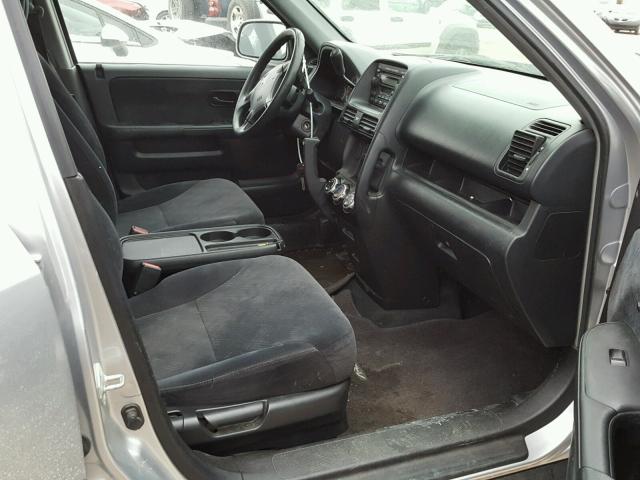 JHLRD788X6C025349 - 2006 HONDA CR-V EX SILVER photo 5