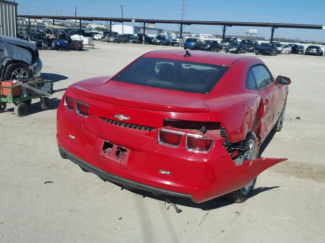 2G1FA1E3XC9154122 - 2012 CHEVROLET CAMARO LS RED photo 4