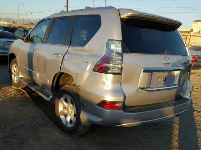 JTJBM7FX8F5108529 - 2015 LEXUS GX BASE SILVER photo 3