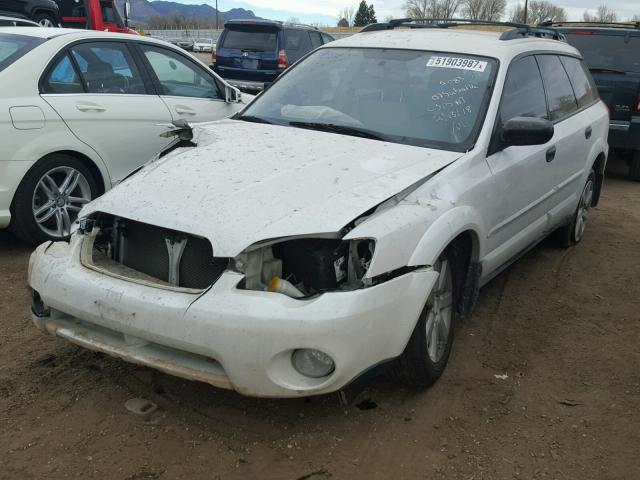 4S4BP61C576318151 - 2007 SUBARU LEGACY OUT WHITE photo 2