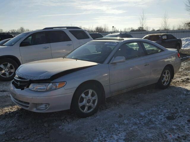 2T1CF22P81C846191 - 2001 TOYOTA CAMRY SOLA SILVER photo 2